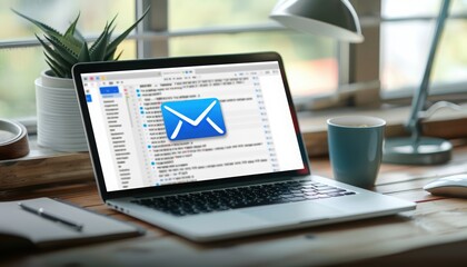Computer Receiving an Email