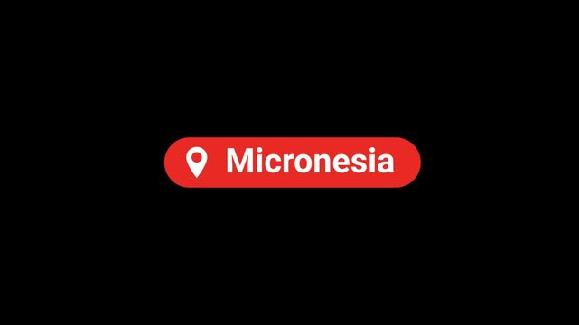 Micronesia Location Title Animation
