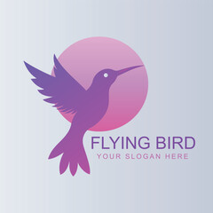 modern bird logo design concept template. fully editable logo