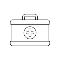 First aid kit vector icon