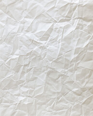 Obraz premium Crumpled white paper texture 
