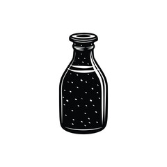 big milk bottle silhouette
