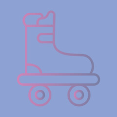 Roller Skates Icon Design