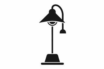 Obraz premium lamp icon, lamp silhouette collection. vector illustration
