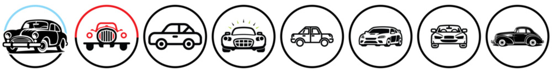 Set of Car icons.eps