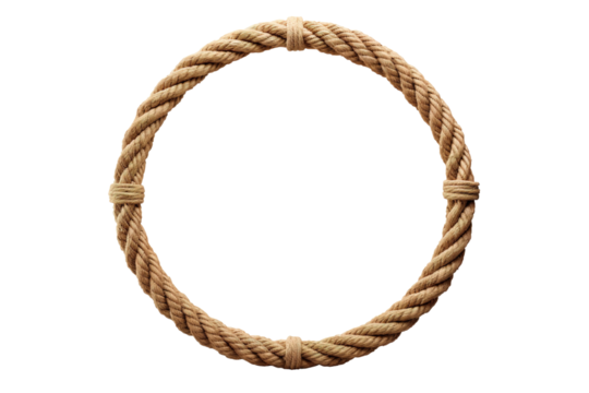 The Ethereal Dance of the Circular Rope on White or PNG Transparent Background.