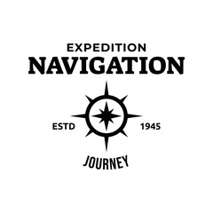 compass logo, icon, symbol design template