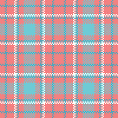 Tartan Plaid Vector Seamless Pattern. Plaid Pattern Seamless. for Scarf, Dress, Skirt, Other Modern Spring Autumn Winter Fashion Textile Design.