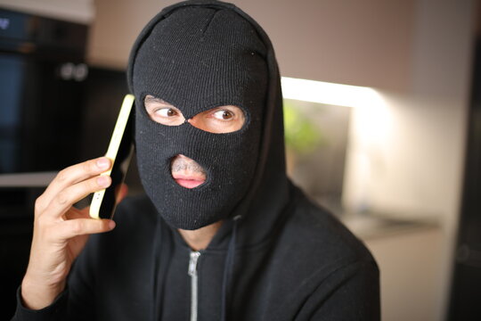 Concept representing the dangers of an unknown cellphone call - Powered by Adobe