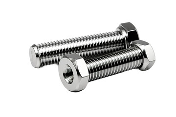 Twin Metallic Spirals Embracing in a Dance of Connection on White or PNG Transparent Background.