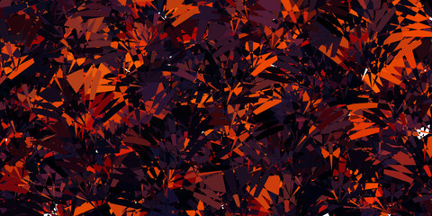 Dark Blue, Green vector background with triangles.