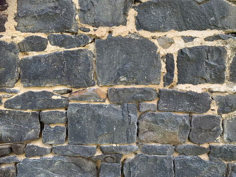 bluestone and mortar exterior wall background