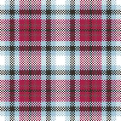 Tartan Plaid Vector Seamless Pattern. Tartan Seamless Pattern. Flannel Shirt Tartan Patterns. Trendy Tiles for Wallpapers.