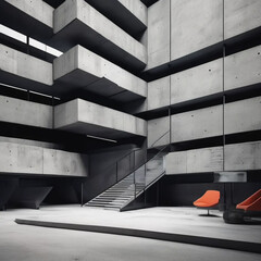 Neo Brutalism: Bold Geometric Shapes and Vibrant Solid Colors in Architectural Design