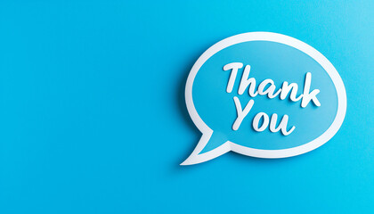 Thank You greeting wish, for template use, card, etc.