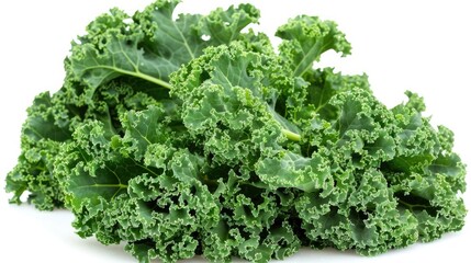 Fototapeta premium Kale a variety of leafy greens with high antioxidants