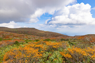 栗駒山　秋の絶景風景
