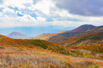 栗駒山　秋の絶景風景
