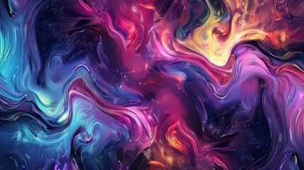 Abstract liquid colorful background
