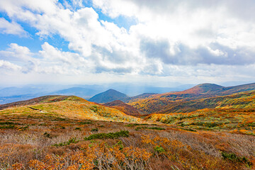 栗駒山　秋の絶景風景
