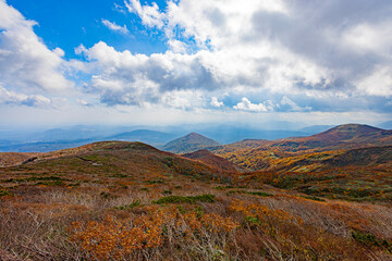 栗駒山　秋の絶景風景
