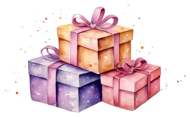 Fototapeta premium PNG Gift paper box celebration