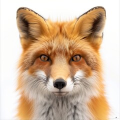 Fototapeta premium Close-up Portrait of a Red Fox with Intense Eyes