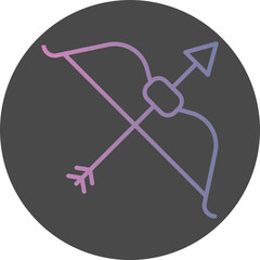 Archery Bow Icon Design