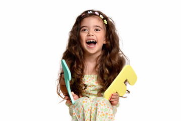 Portrait of a 4-year-old girl