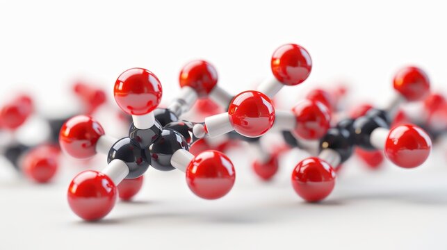 Nitrocellulose, 3D, illustration, realistic, isolated, white, background