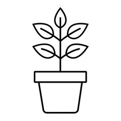 Plant pot icon