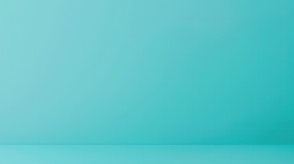 Fototapeta premium Minimalistic empty blue background with modern teal tones. Suitable for design, presentation, and creative projects with copy space.