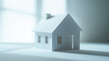 paper-folded house, house miniature, architecture, tiny house