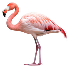 PNG Flamingo animal bird white background.