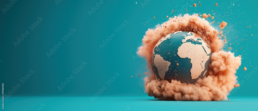 Aufkleber globalization impact on future pricing strategies - with copy space for text