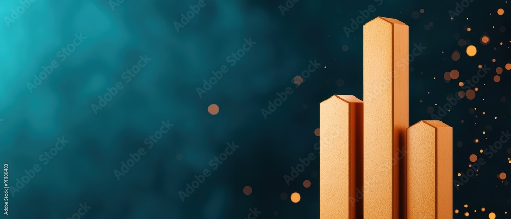 Poster futuristic business strategies: predictive analytics for pricing insights with copy space for text.