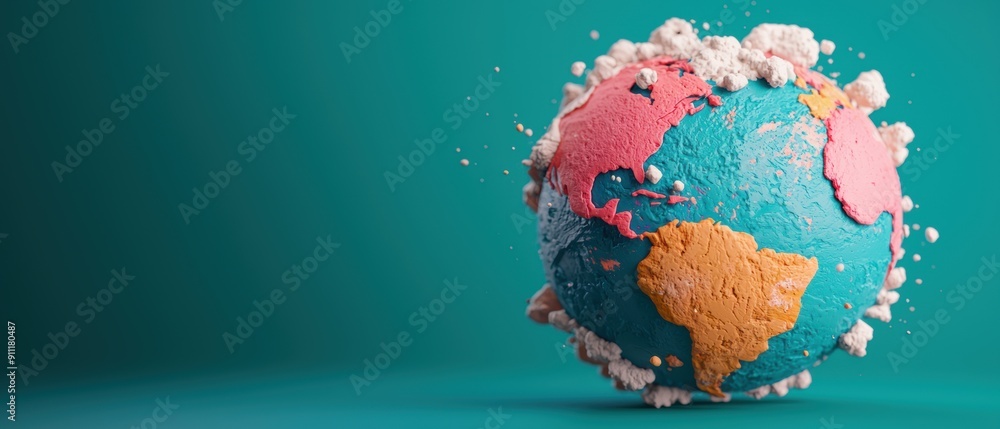 Aufkleber globalization impact on future pricing strategies - with copy space for text