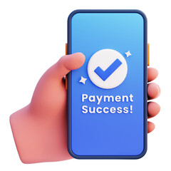 payment transaction success 3d icon