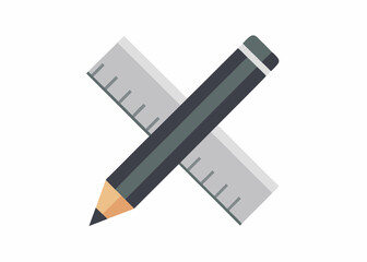 Pencil Symbol Vector – Sleek and Simple Pencil Icon Design