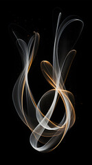 Digital future light stream curve abstract graphic poster background