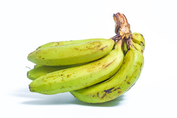 Bunch of bananas isolated on white background with clipping path © avs