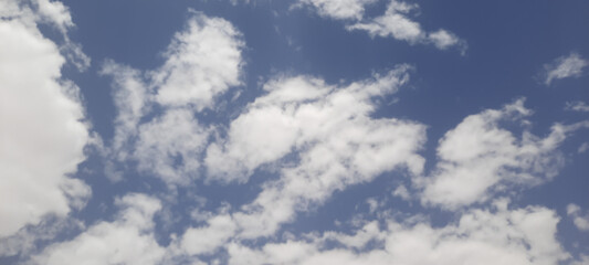 blue sky with clouds