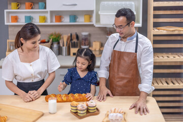 Family Baking Together