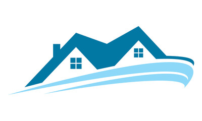 home property logo illustration