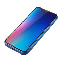 A modern and elegant smartphone with a blank screen. Perfect for showcasing apps, websites, or any digital content.