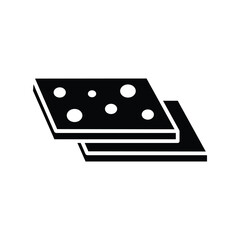 cheese icon vector design template simple and clean