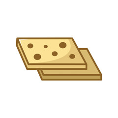cheese icon vector design template simple and clean