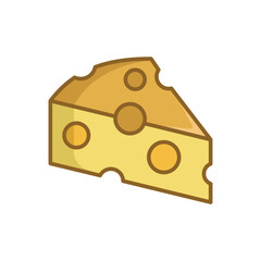 cheese icon vector design template simple and clean