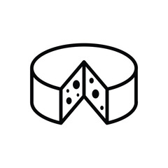 cheese icon vector design template simple and clean