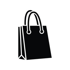 shopping bag icon vector design template simple and clean